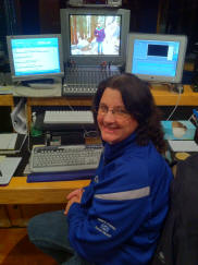 Susan Crane in the NTN Studio